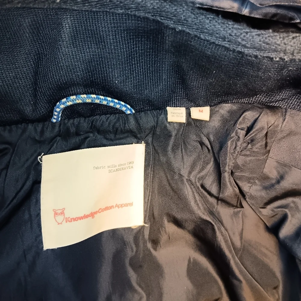 Knowledge Cotton Apparel Men's Soft Shell Long Jacket
